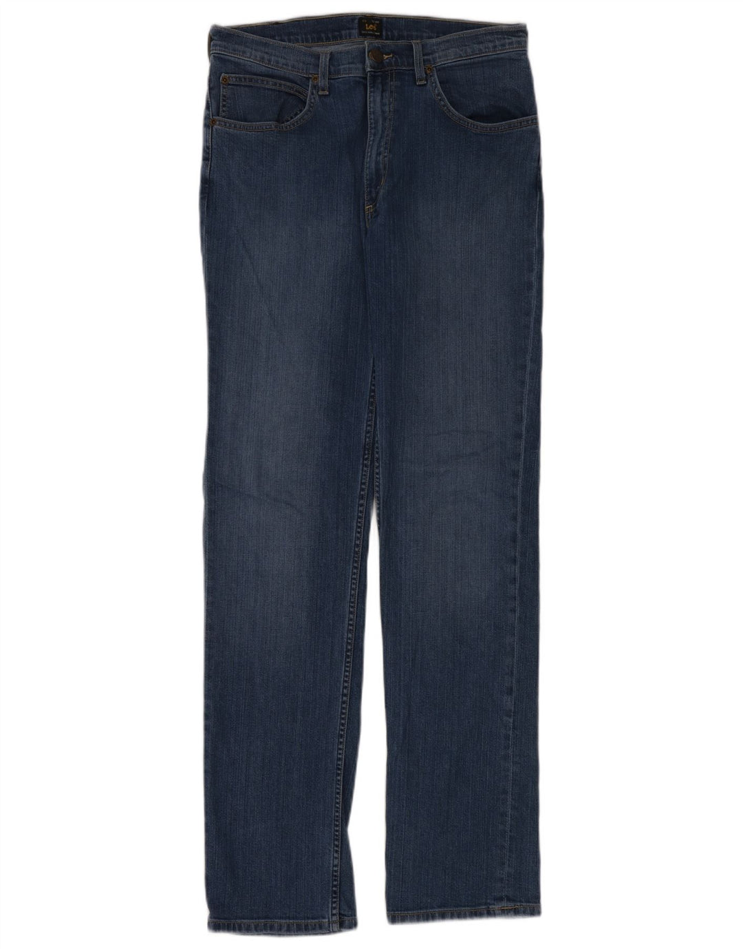 Jeans dritti Brooklyn da donna Lee W33 L34 cotone blu