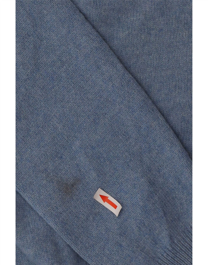 Marlboro Classics Maglione girocollo da uomo in lana blu medio