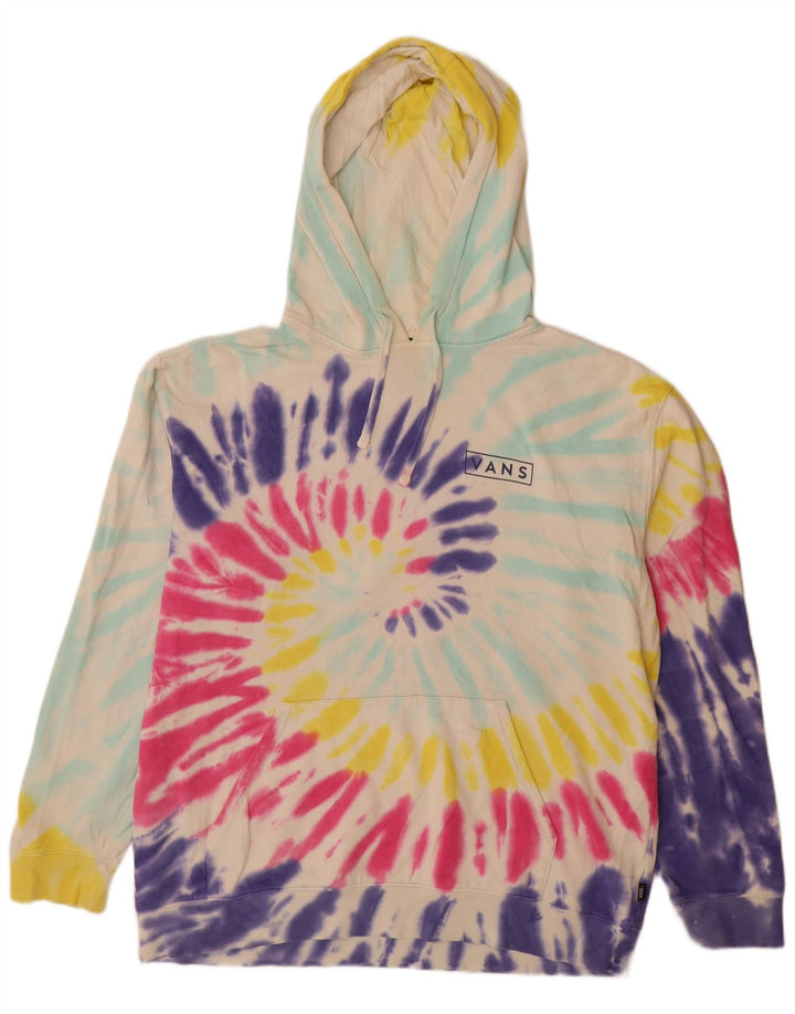 Felpa con cappuccio da uomo Vans XL multicolore Tie Dye