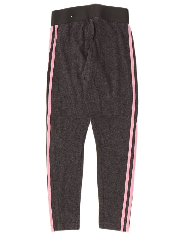 Leggings grafici da donna Adidas UK 4/6 XS Sport a righe grigie