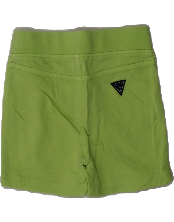 GUESS Baby Girls Graphic Sport Shorts 0-3 Months  Green Cotton