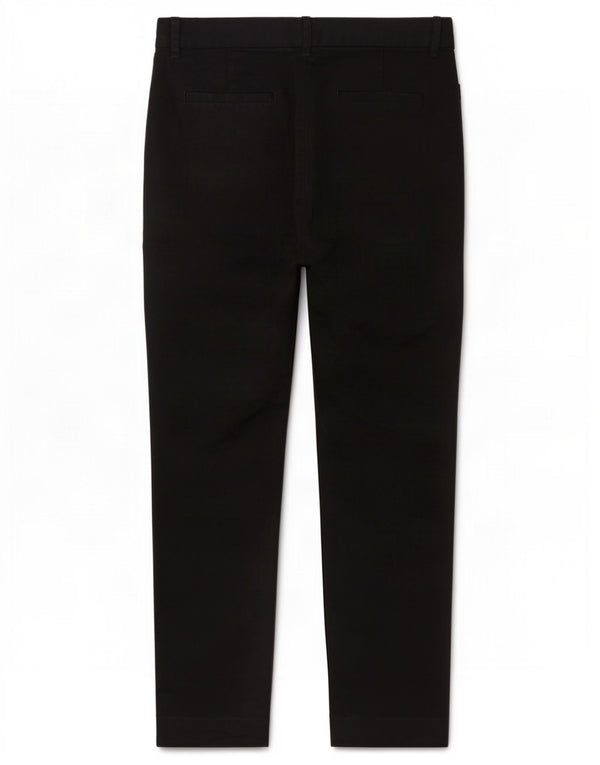 Pantaloni casual skinny alla caviglia da donna Gap US 8 medi W30 L27 cotone nero