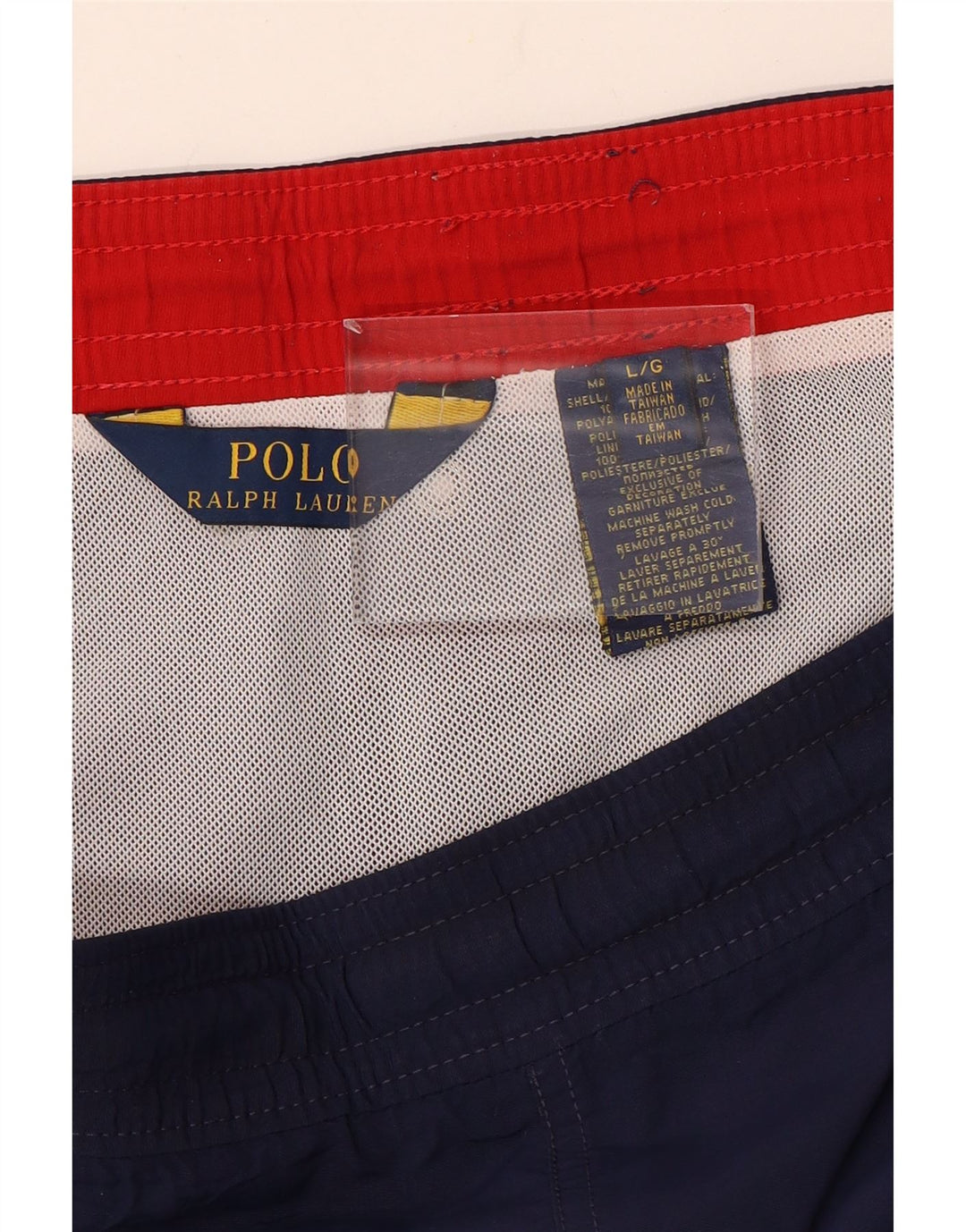 POLO RALPH LAUREN Pantaloncini da bagno da uomo Grandi nylon blu navy