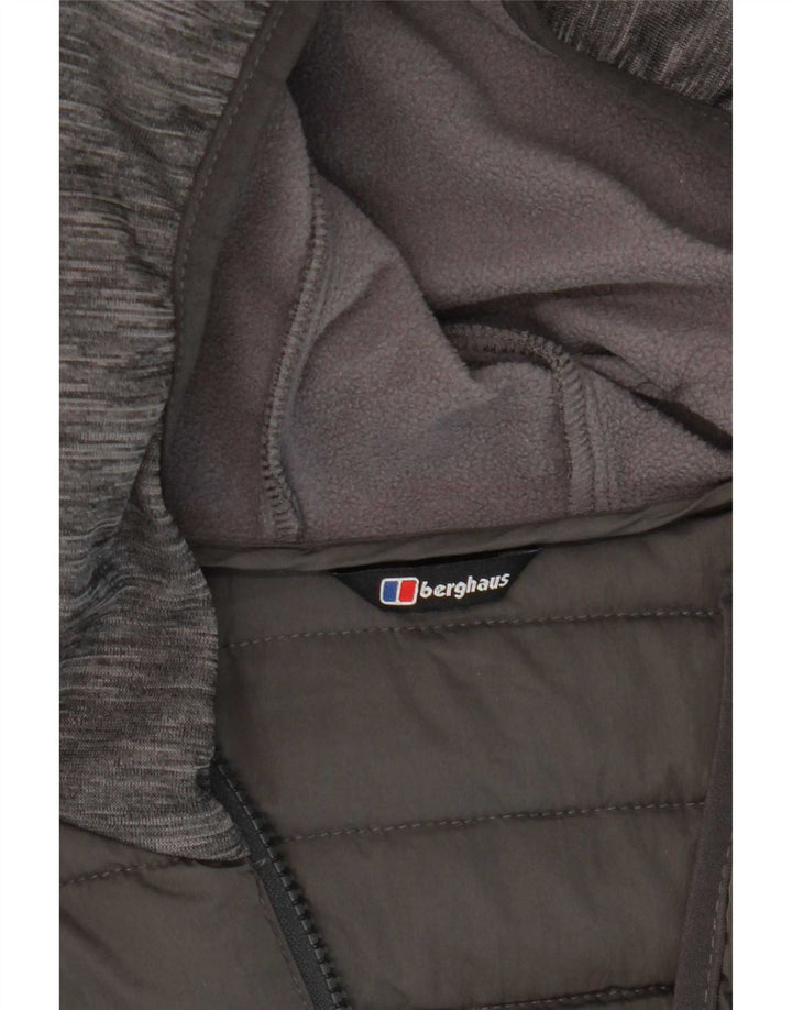 Giacca imbottita con cappuccio Berghaus per ragazzi 14-15 anni in poliestere color block grigio