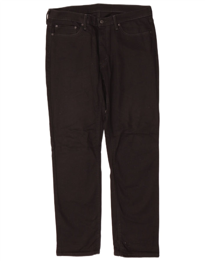 Jeans dritti da uomo LEVI'S W36 L34 cotone nero