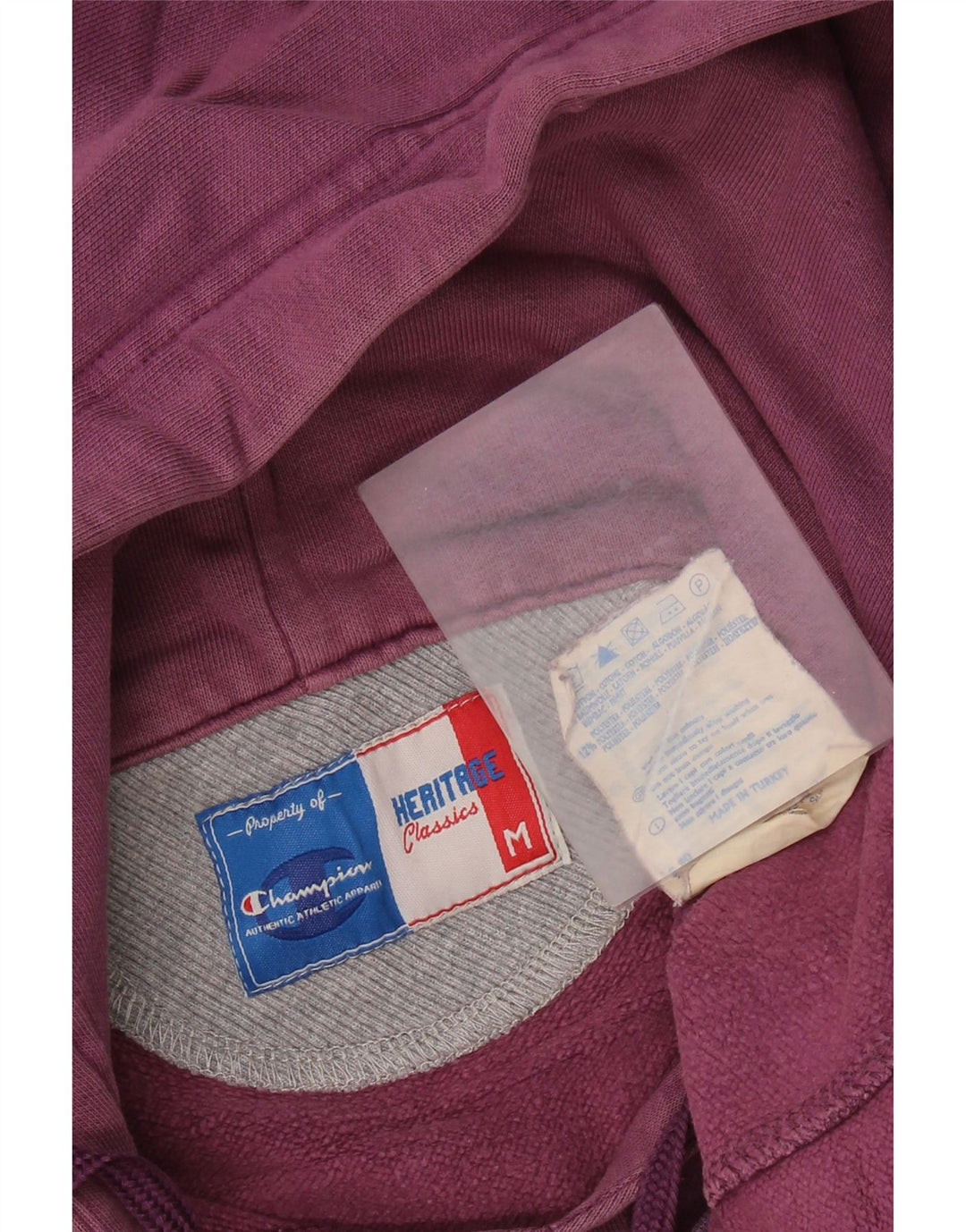 Maglione con cappuccio CHAMPION da donna Heritage Classics UK 14 Borgogna medio