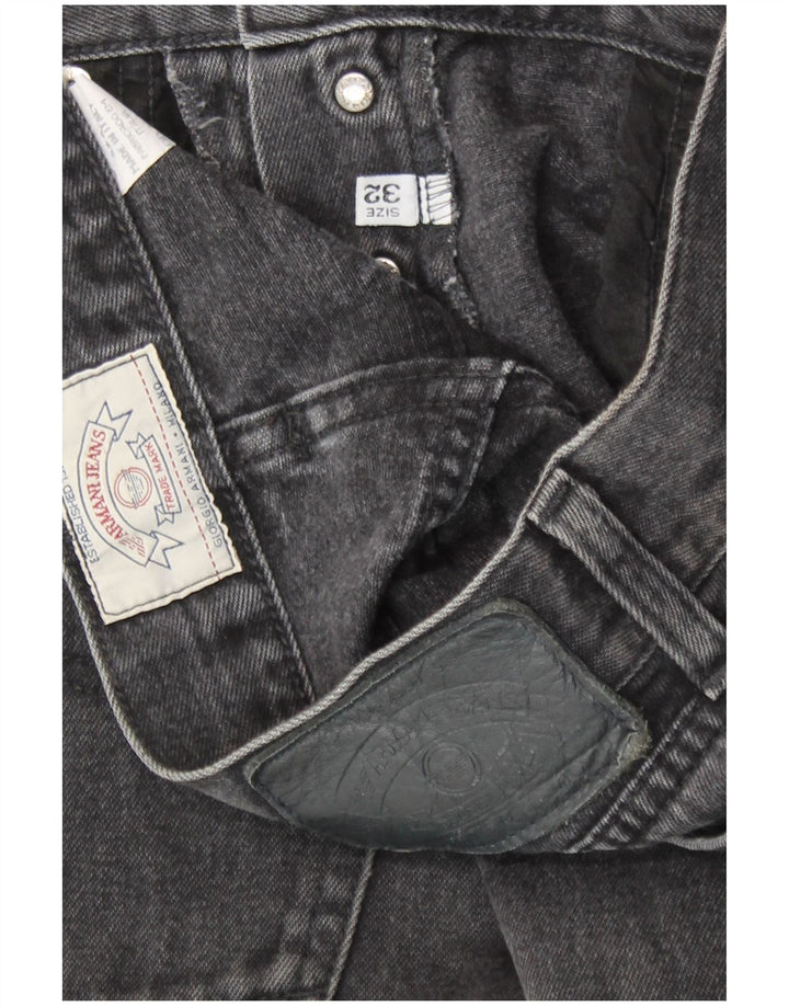 Jeans dritti da uomo Armani W32 L31 cotone grigio
