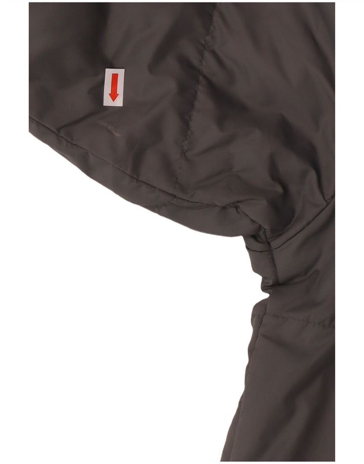 CALVIN KLEIN JEANS Giacca imbottita ampia da uomo UK 38 Nylon grigio medio