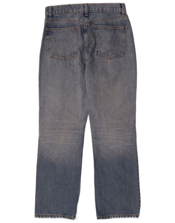 Zara Womens High Waist Straight Jeans EU 38 Small W28 L29 Blue