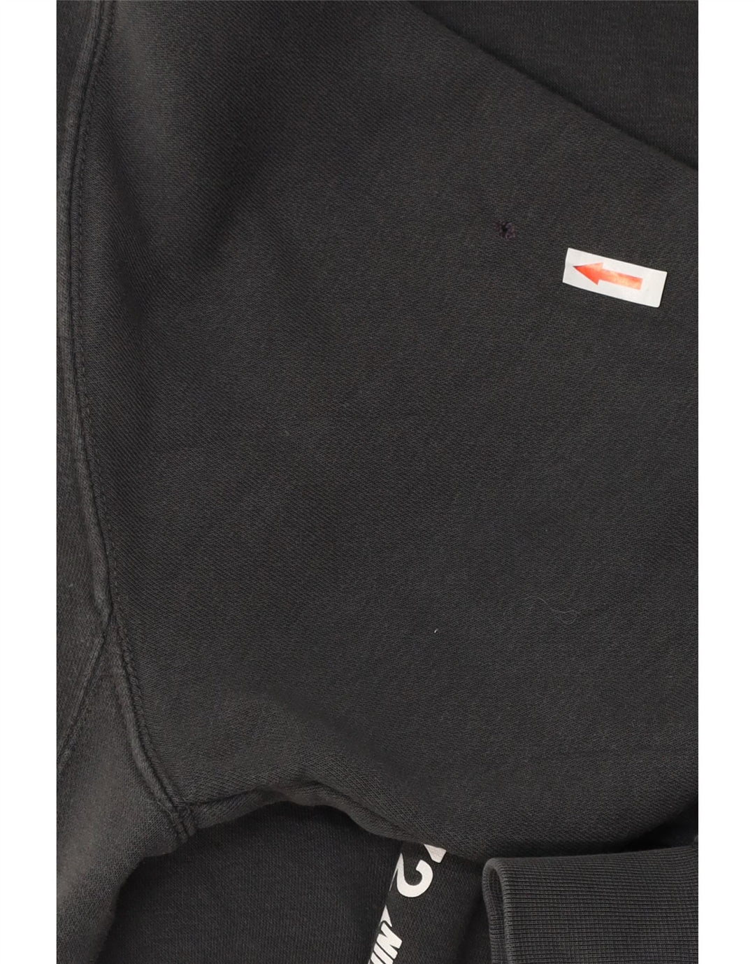 Felpa con cappuccio grafica Nike da uomo piccola in cotone grigio