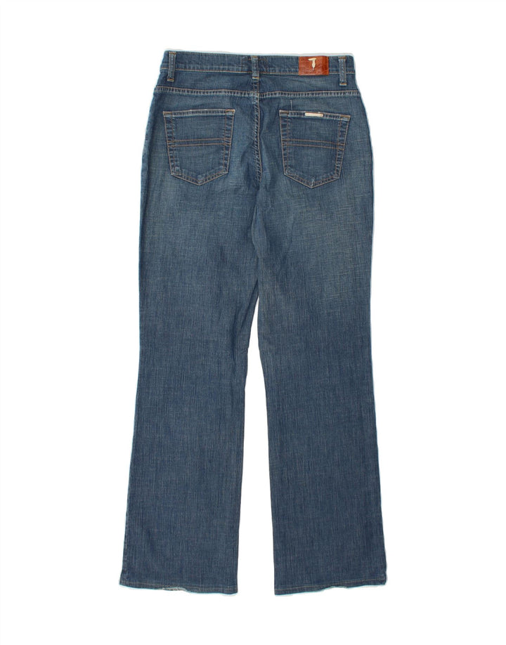 TRUSSARDI Womens Bootcut Jeans W27 L30  Blue Cotton Vintage Trussardi and Second-Hand Trussardi from Messina Hembry 