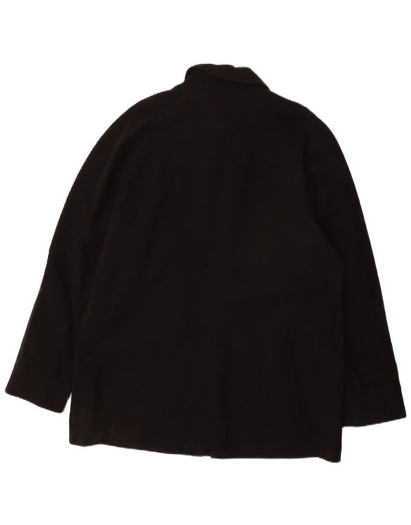 Cappotto da uomo Jaeger UK 42 XL cotone nero