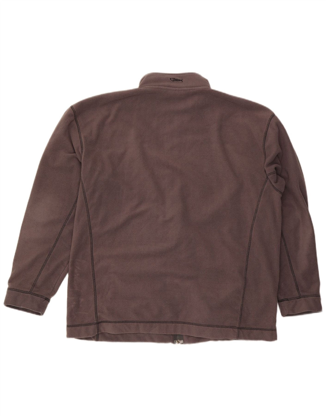 Giacca in pile da uomo Weird Fish UK 42 XL Poliestere grigio