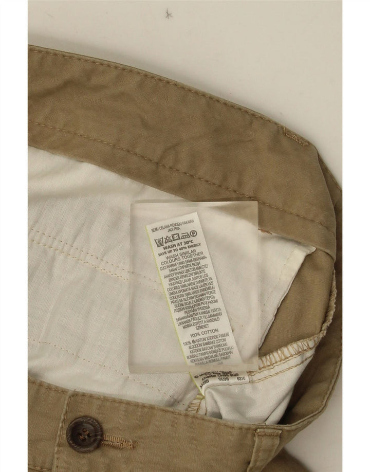 Pantaloncini cargo da uomo Marks & Spencer W34 grandi in cotone beige