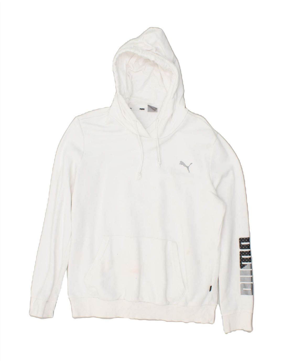 Womens Graphic Hoodie Jumper UK 14 Large | Vintage Puma | Thrift | Second-Hand Puma | Used Clothing | Messina Hembry 