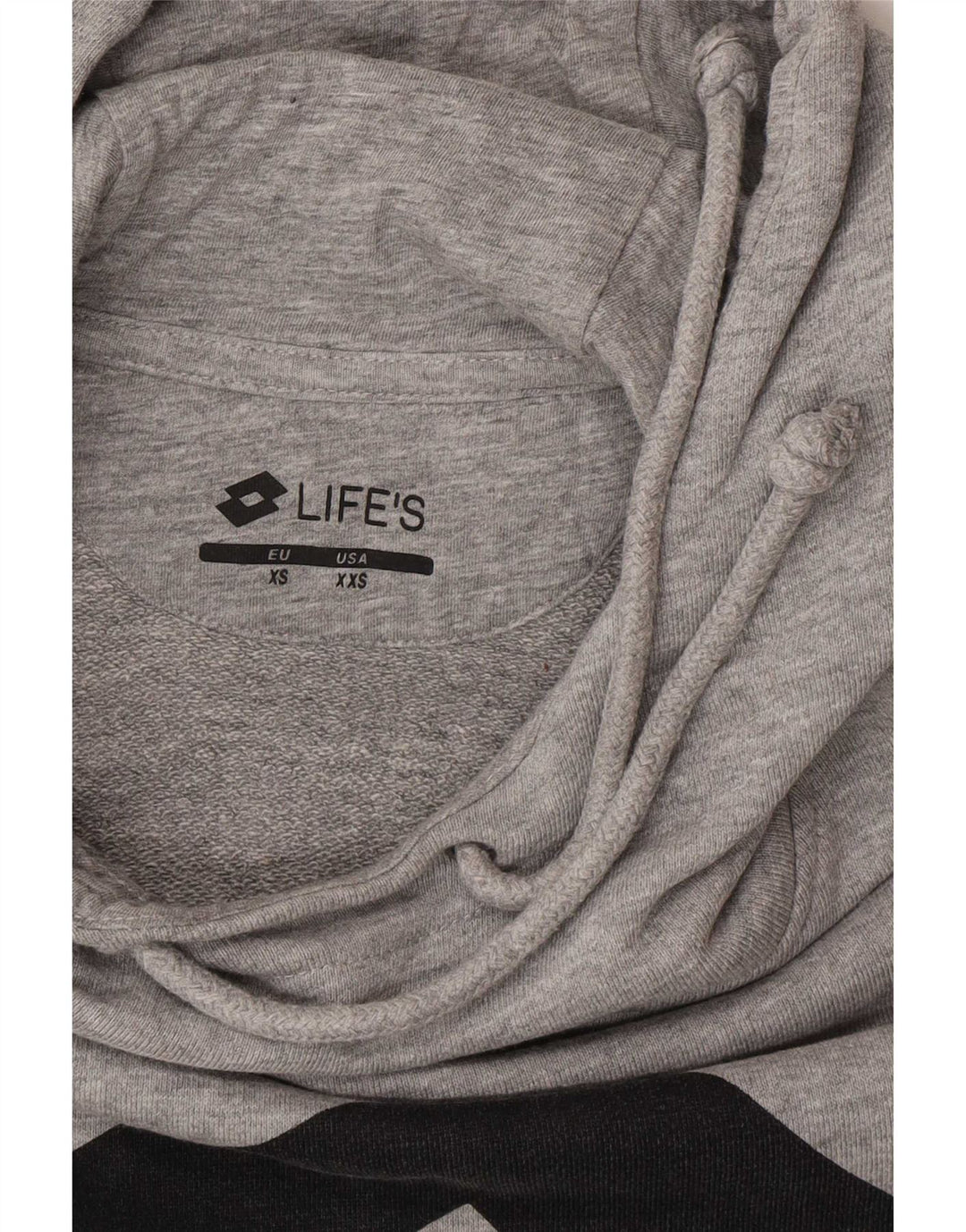 Maglione con cappuccio grafico da uomo Lotto 2XS Grigio