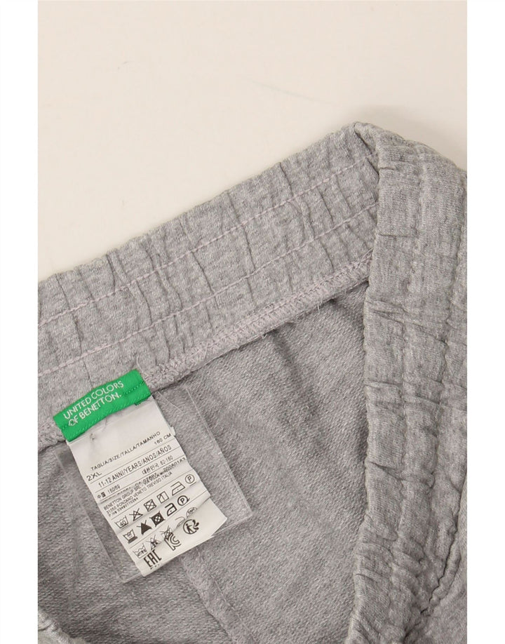Pantaloncini sportivi BENETTON da bambino 11-12 anni 2XL Cotone color block grigio