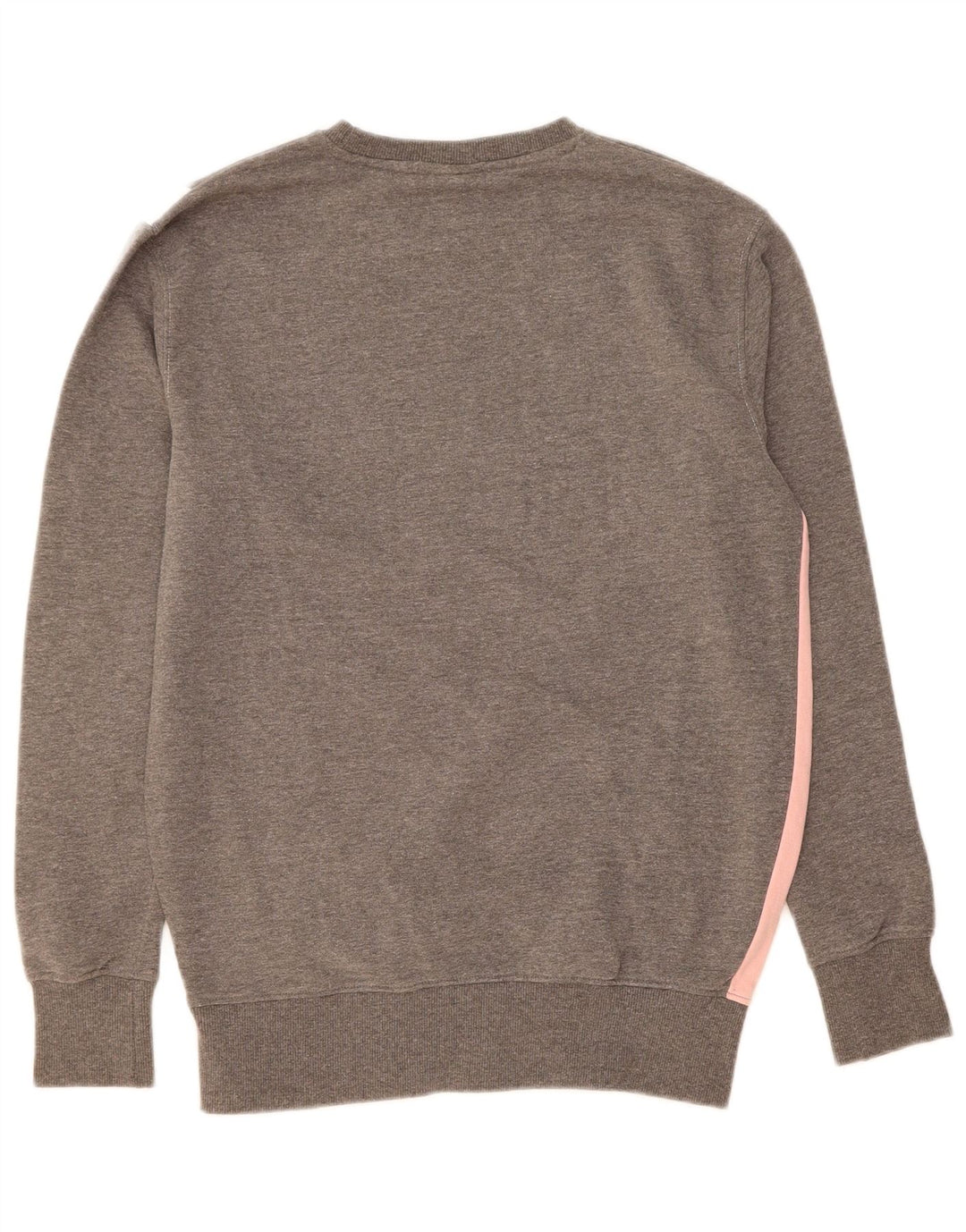 ELLESSE Womens Oversized Sweatshirt Jumper UK 10 Small Grey Colourblock