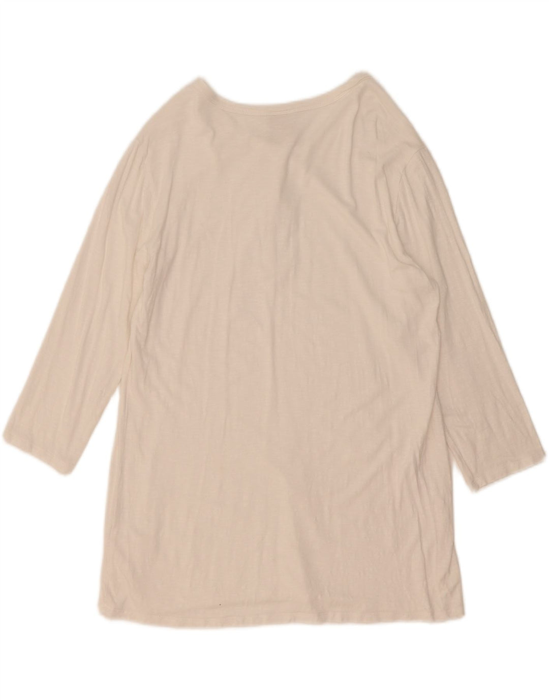 Maglia da donna Champion manica 3/4 UK 14 grande bianca