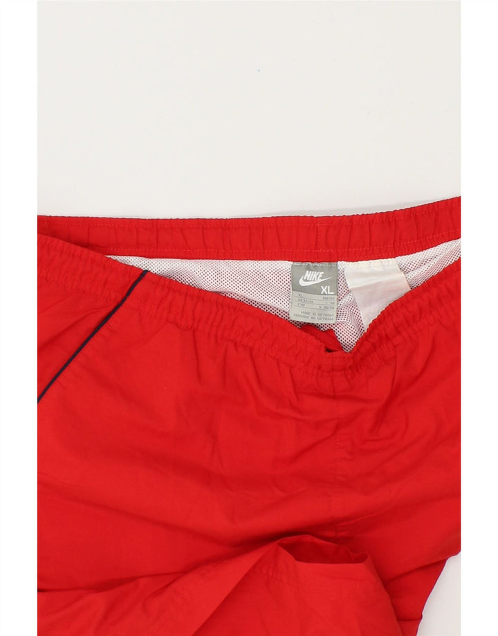 NIKE Mens Sport Shorts XL  Red Polyester Vintage Nike and Second-Hand Nike from Messina Hembry 
