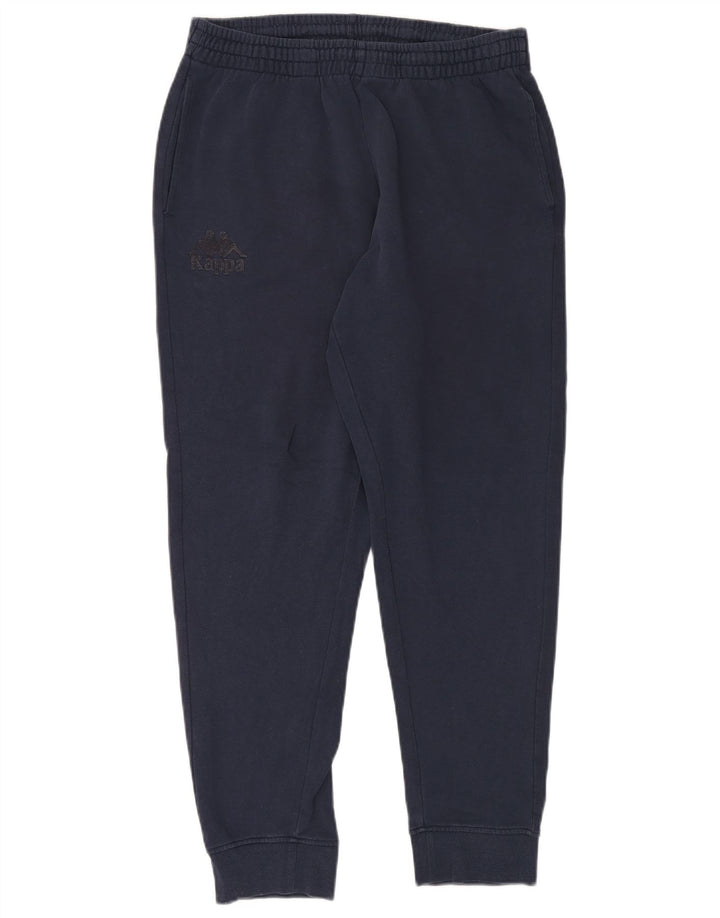 Pantaloni da tuta da uomo Kappa Joggers medi in cotone blu navy