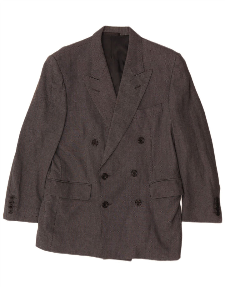 Giacca blazer slim fit da uomo Gieves & Hawkes UK 40 grande grigia