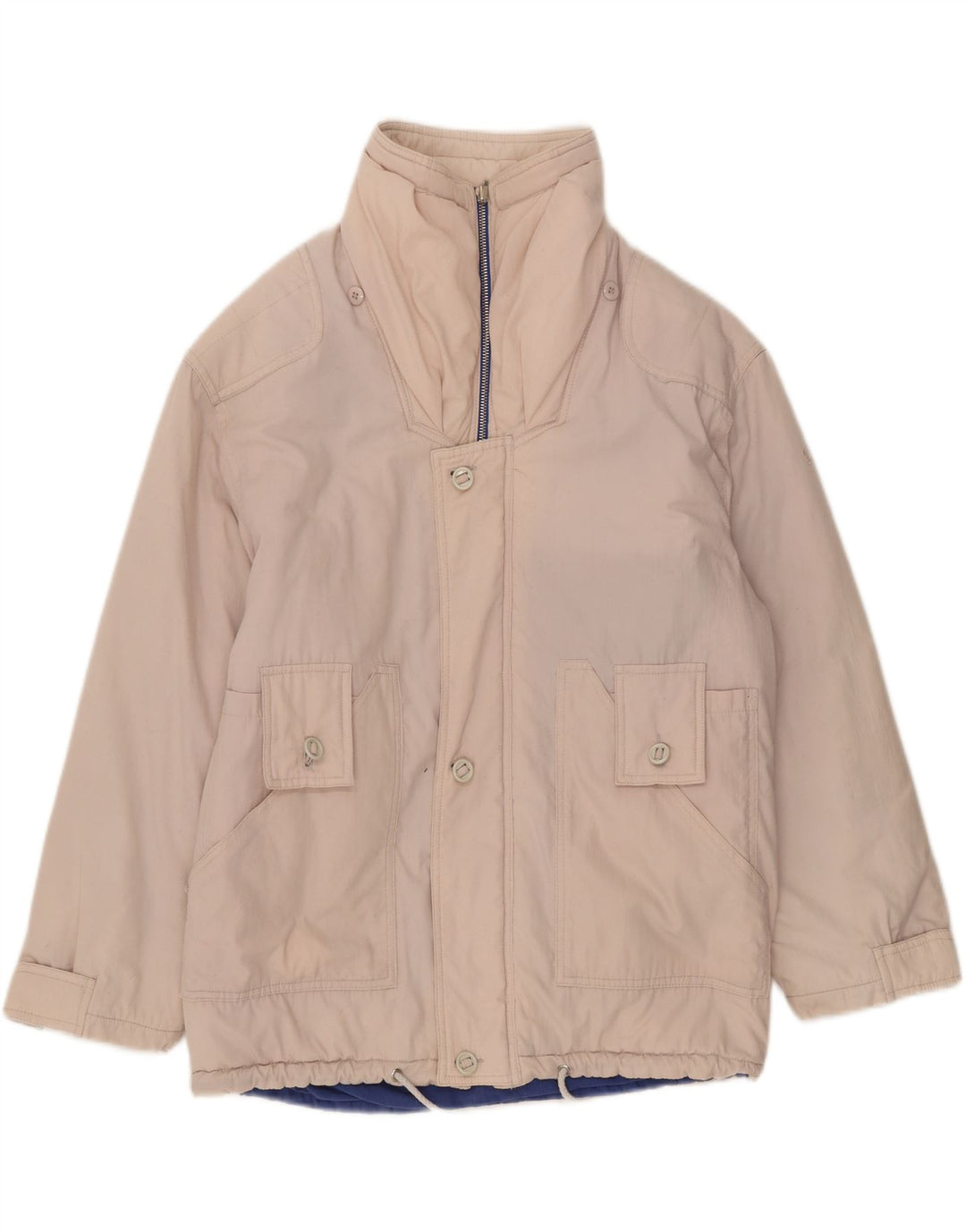 VINTAGE Womens Windbreaker Jacket UK 16 Large Pink Vintage Vintage and Second-Hand Vintage from Messina Hembry 