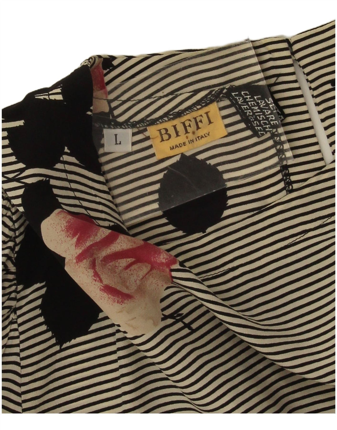 Camicetta a maniche lunghe da donna Biffi UK 16 Grande seta floreale grigia