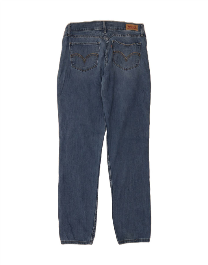 LEVI'S Womens 524 Slim Jeans US 9 Medium W32 L31 Navy Blue Vintage Levi's and Second-Hand Levi's from Messina Hembry 