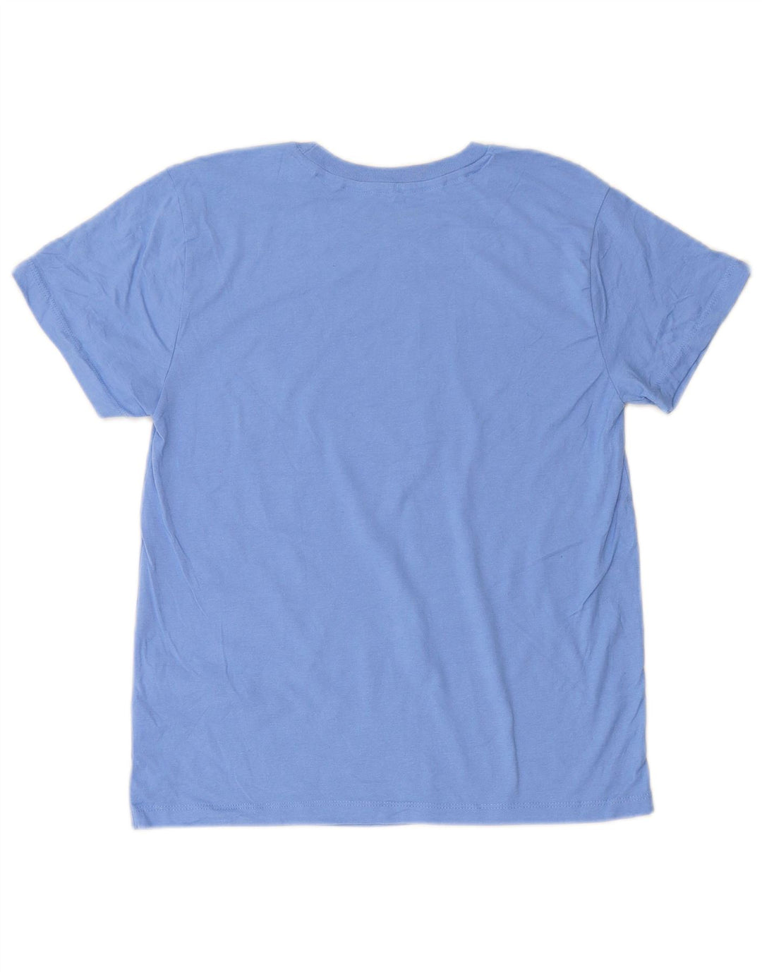 CHAMPION Womens Graphic T-Shirt Top UK 12 Medium Blue Cotton