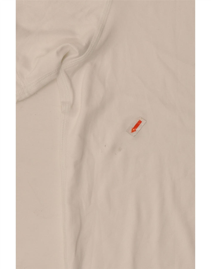 T-shirt Reebok da uomo Top in poliestere bianco medio