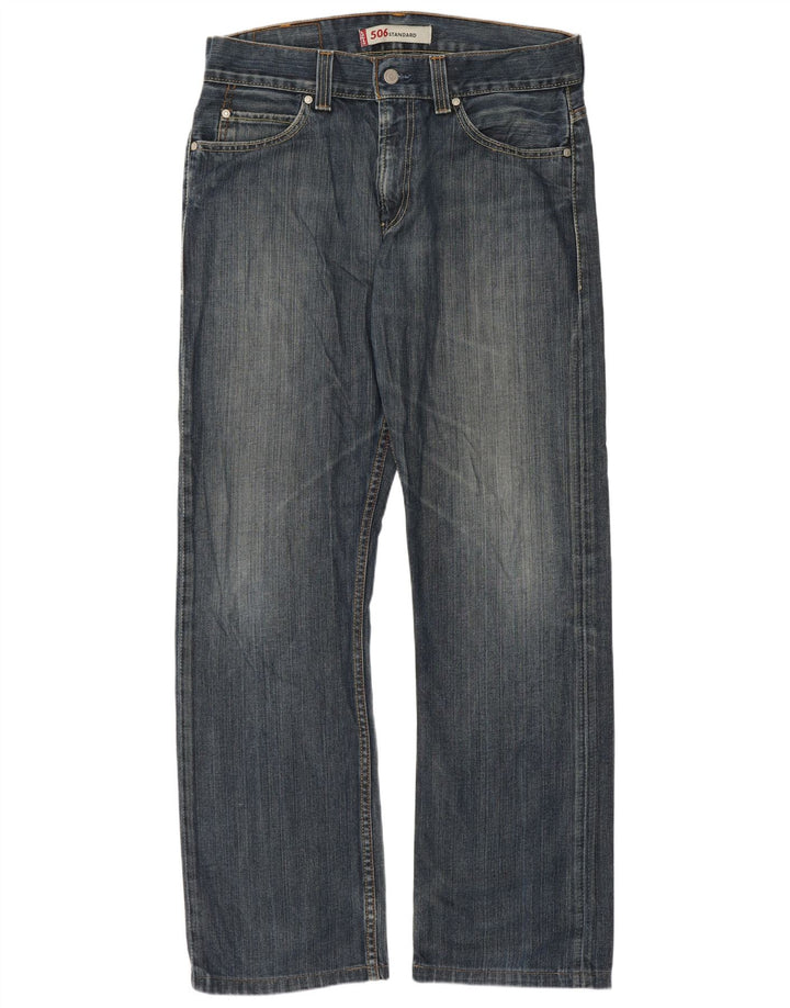 Jeans dritti da uomo Levi's 506 vestibilità standard W33 L31 Blu