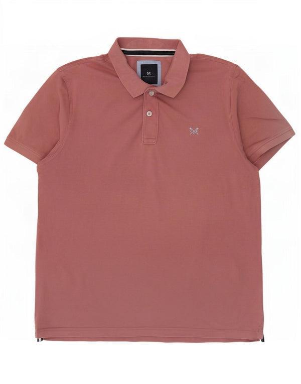 Crew Clothing Polo da uomo XL in cotone rosa