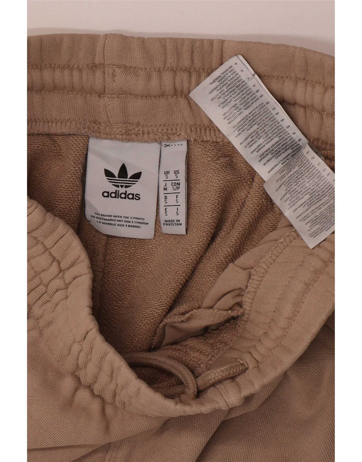 Pantaloncini casual da uomo Adidas piccoli in cotone beige