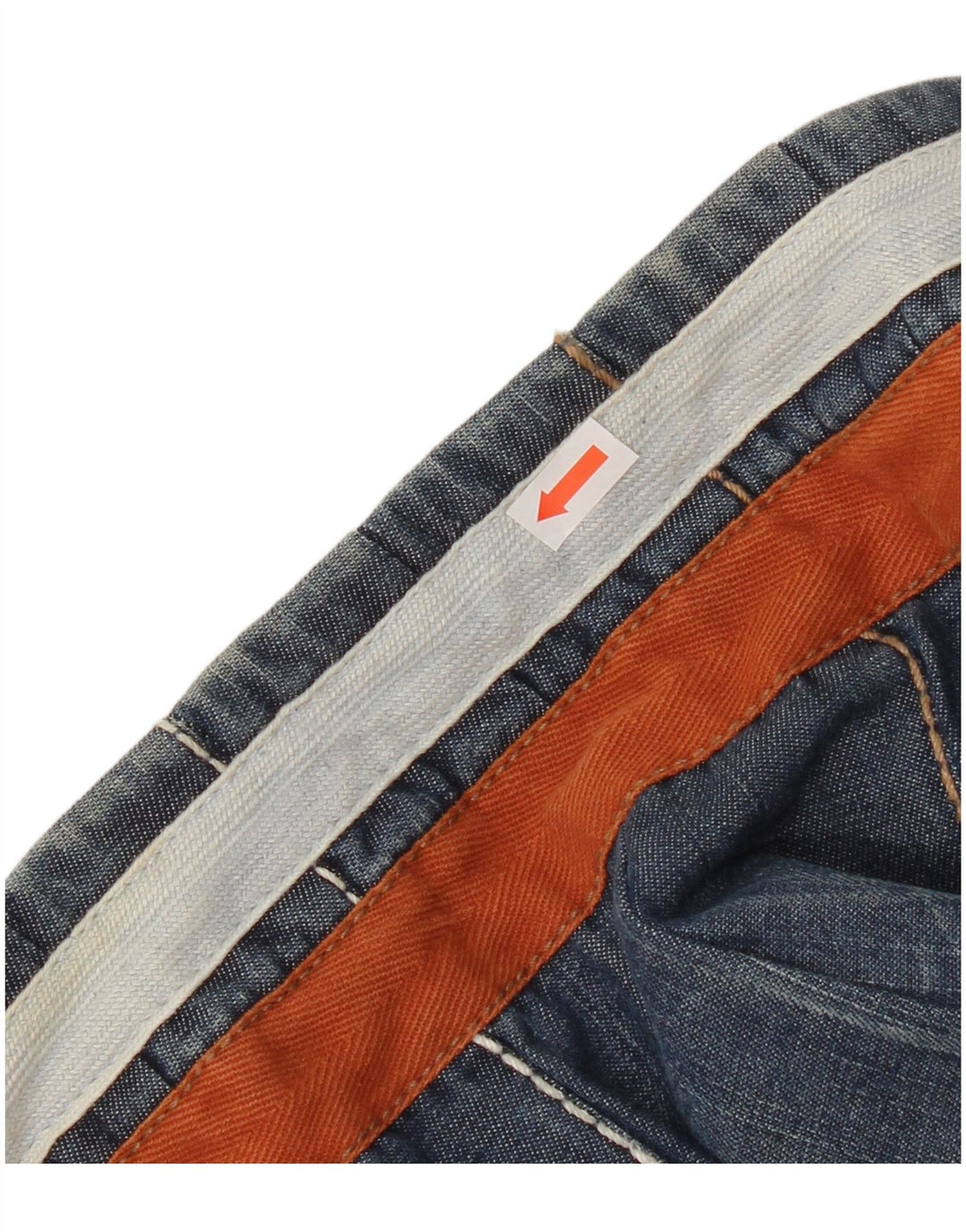 Gonna asimmetrica avvolgente in denim da donna Intrend IT 38 XS W28 cotone blu