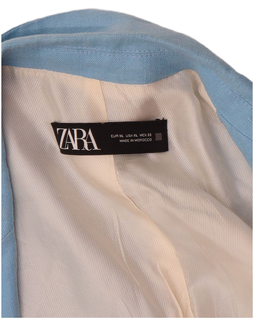 Giacca blazer aperta da donna Zara UK 18 XL blu
