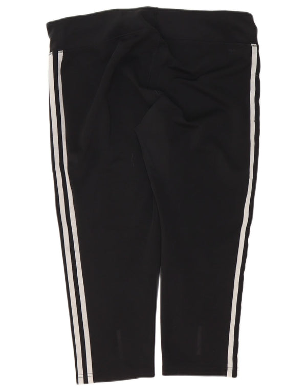 Leggings Adidas Climalite Capri da donna UK 20/22 XL Colorblock nero