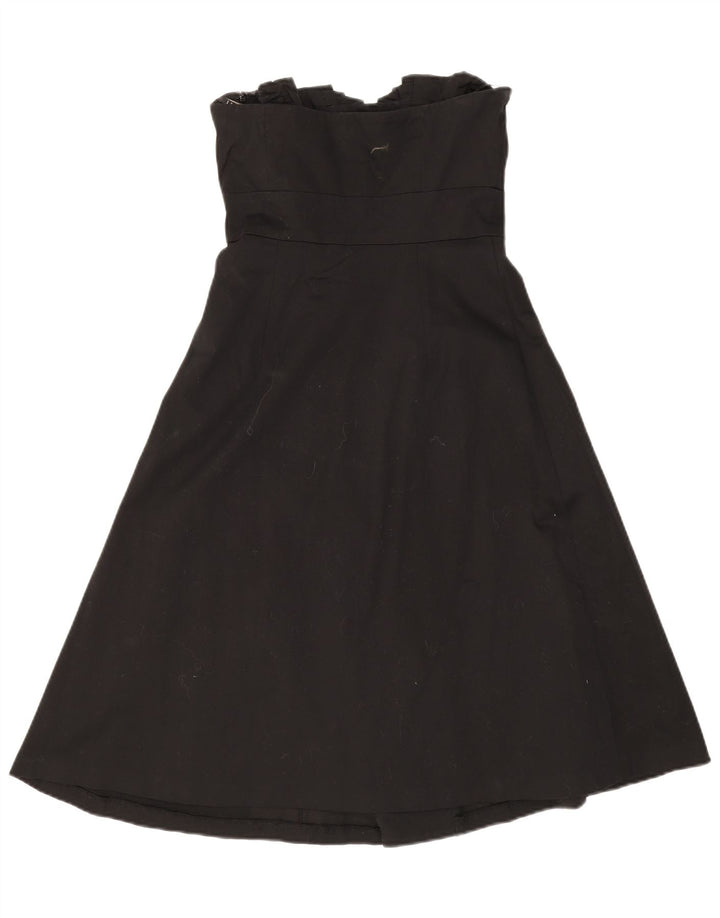Abito senza spalline da donna Coast UK 12 cotone nero medio