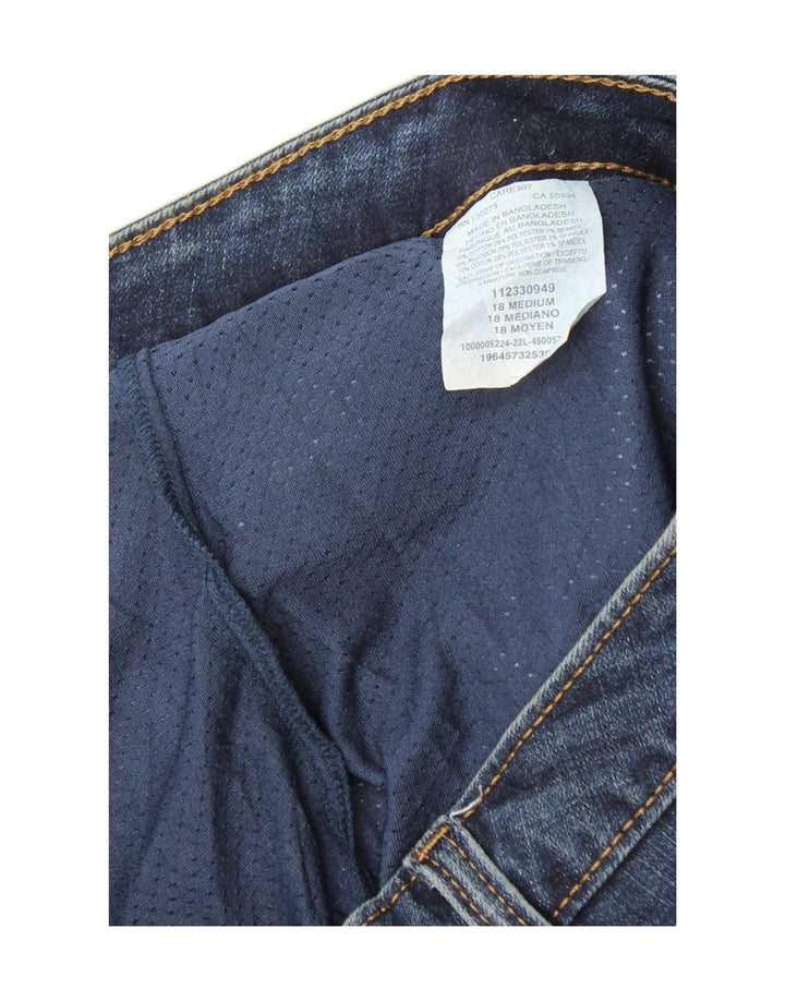 LEE Womens Mini Denim Skirt US 18 2XL W40 Blue Cotton Vintage Lee and Second-Hand Lee from Messina Hembry 