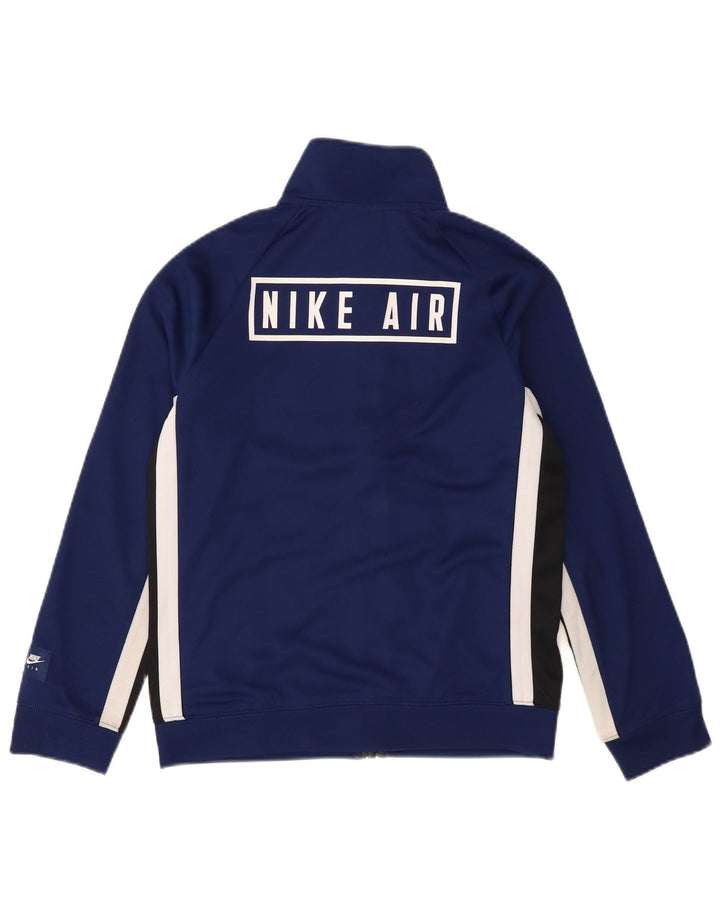 Giacca superiore della tuta da ragazzo Nike 12-13 anni Large Blu Navy Colourblock
