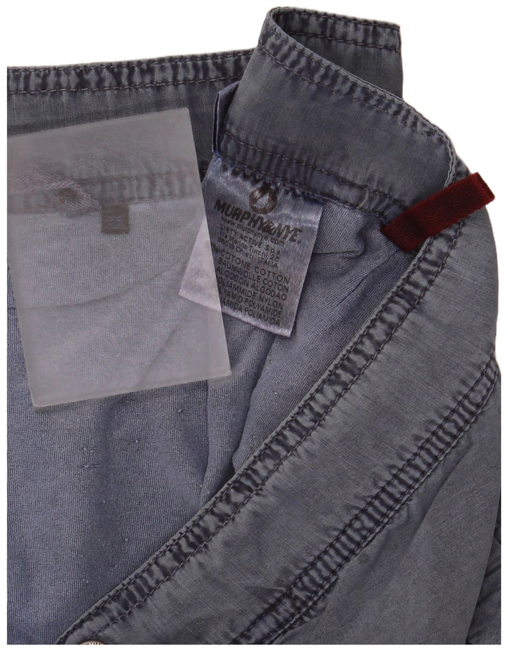Pantaloncini casual da uomo Murphy & Nye W38 XL in cotone blu