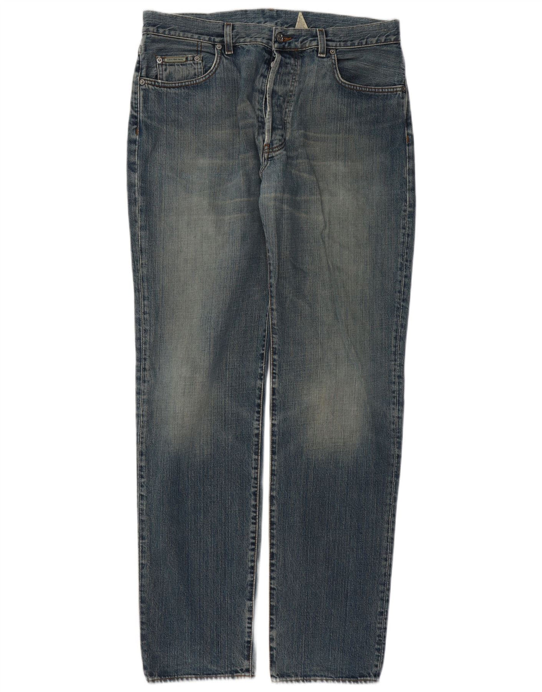 Jeans slim da donna Calvin Klein W36 L34 cotone blu