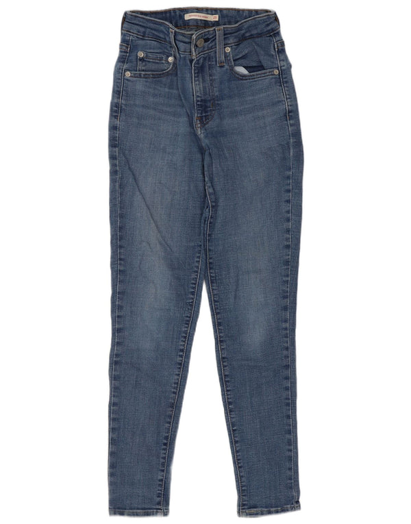 Jeans skinny a vita alta Levi's 721 da donna W25 L28 cotone blu
