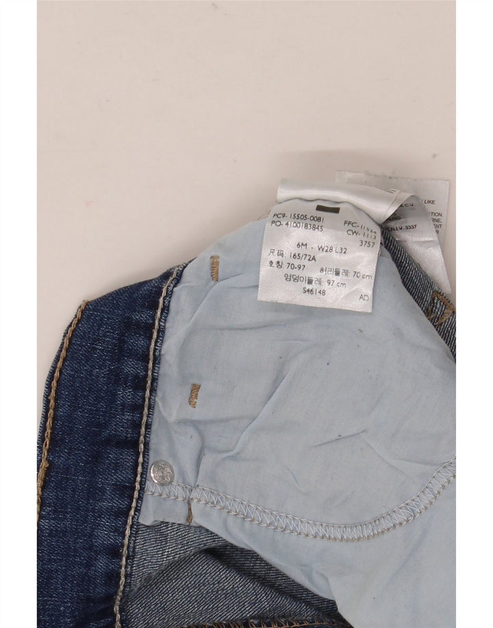 Levi's Donna 505 Jeans dritti US 6 Medio W28 L32 Cotone blu navy