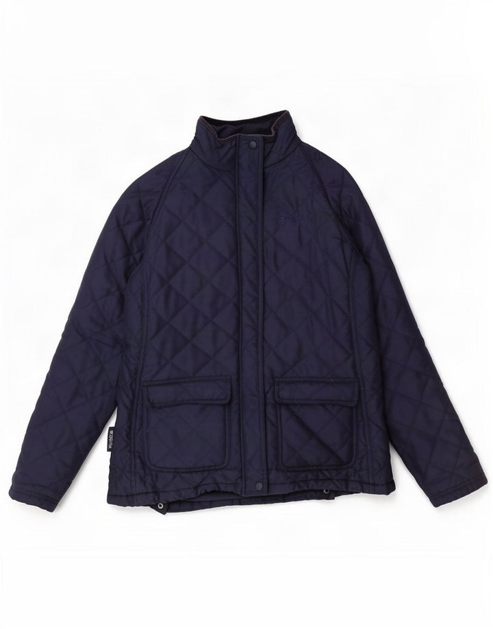 Giacca trapuntata da donna Mountain Warehouse UK 12 Medium Blu Navy Poliestere
