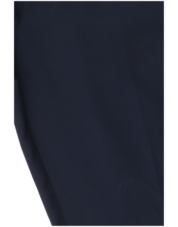 Pantaloni chino slim da uomo Adidas W34 L34 poliestere blu navy