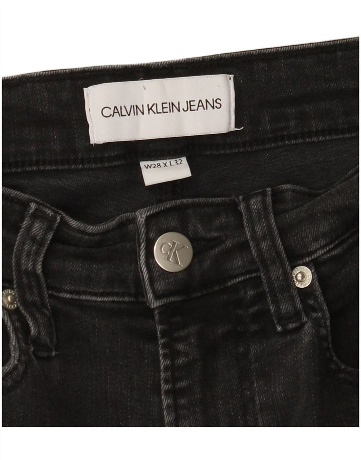 CALVIN KLEIN Jeans super skinny da uomo W28 L32 Grigi