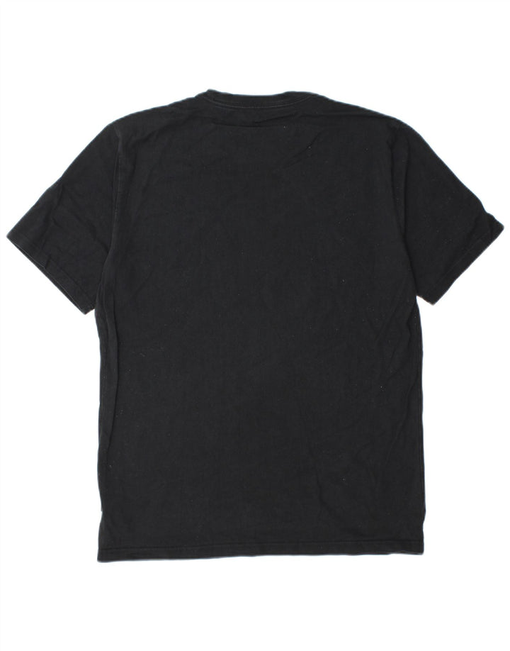 T-shirt grafica da uomo Converse Top in cotone nero medio