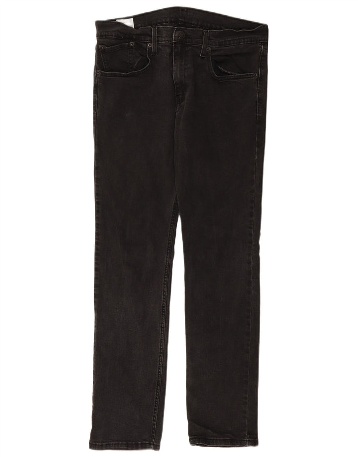 Jeans slim da uomo Levi's W34 L32 cotone grigio