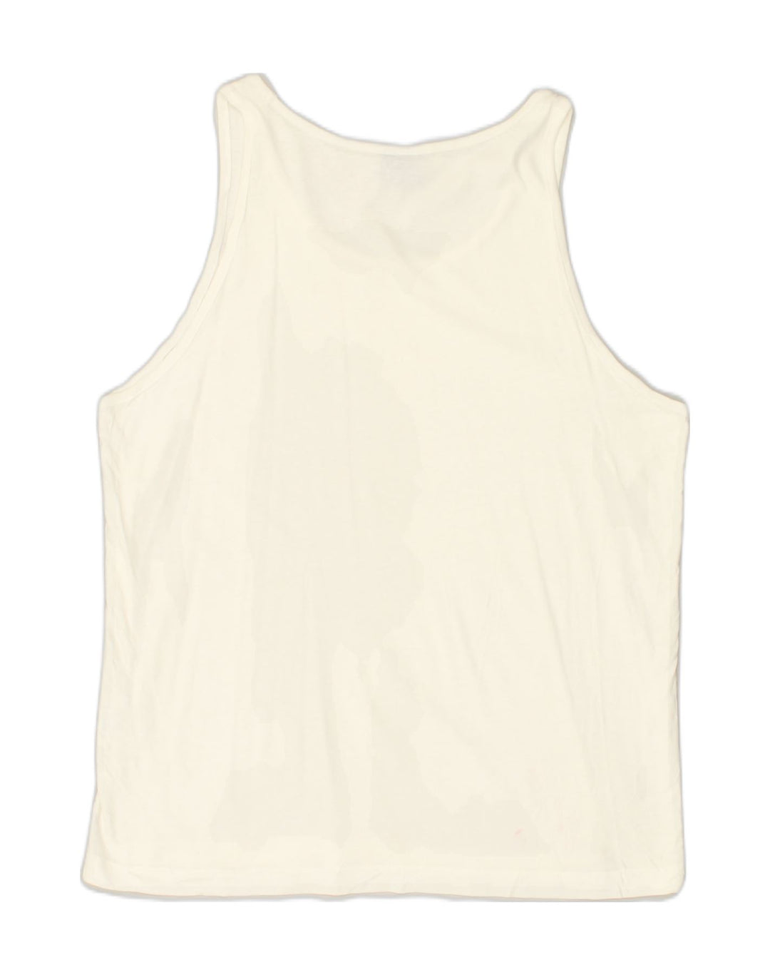 CHAMPION Womens Vest Top UK 14 Large White | Vintage Champion | Thrift | Second-Hand Champion | Used Clothing | Messina Hembry 